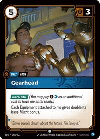 Spiritforged : Gearhead - 068/221 - Normal - Common - Unit