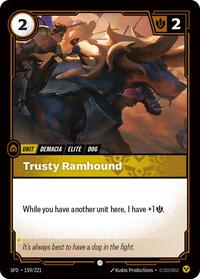 Spiritforged : Trusty Ramhound - 159/221 - Normal - Common - Unit