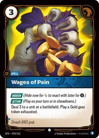 Spiritforged : Wages of Pain - 070/221 - Foil - Common - Spell