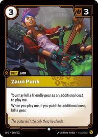 Spiritforged : Zaun Punk - 160/221 - Normal - Common - Unit