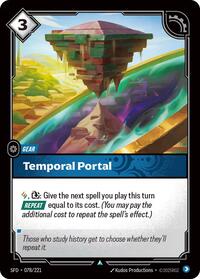Spiritforged : Temporal Portal - 078/221 - Normal - Uncommon - Spell