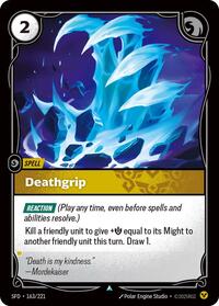 Spiritforged : Deathgrip - 163/221 - Normal - Uncommon - Spell
