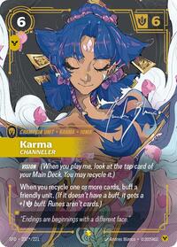 Spiritforged : Karma - Channeler (Signature) - 237*/221 - Foil - Showcase - Champion Unit