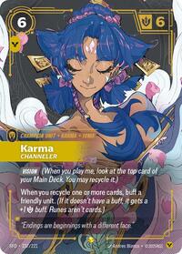 Spiritforged : Karma - Channeler (Overnumbered) - 237/221 - Showcase - Champion Unit