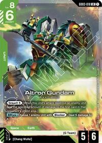 Steel Requiem : Altron Gundam - GD03-018 - Holofoil - Legend Rare