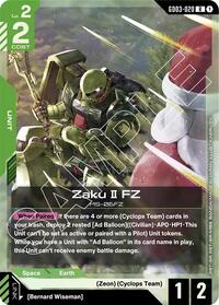 Steel Requiem : Zaku II FZ - GD03-020 - Holofoil - Rare