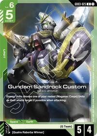Steel Requiem : Gundam Sandrock Custom - GD03-025 - Normal - Uncommon