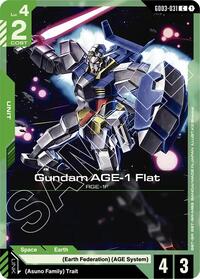 Steel Requiem : Gundam AGE-1 Flat - GD03-031 - Normal - Common