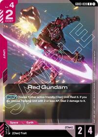 Steel Requiem : Red Gundam - GD03-039 - Holofoil - Rare