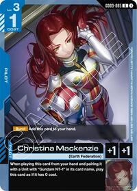 Steel Requiem : Christina Mackenzie - GD03-085 - Normal - Uncommon