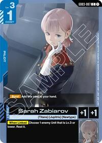 Steel Requiem : Sarah Zabiarov - GD03-087 - Normal - Common