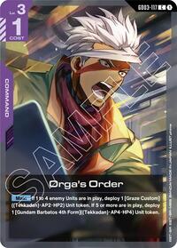 Steel Requiem : Orga's Order - GD03-117 - Normal - Common