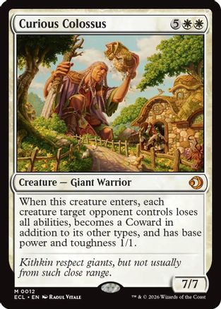 Curious Colossus (ECL-012) [Lorwyn Eclipsed]