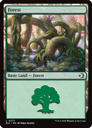 Forest (ECL-273) [Lorwyn Eclipsed] Foil