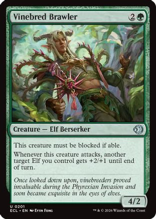 Vinebred Brawler (ECL-201) [Lorwyn Eclipsed] Foil