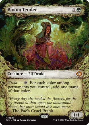 Bloom Tender (ECL-324) (Showcase) [Lorwyn Eclipsed] Foil