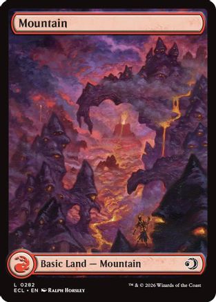 Mountain (ECL-282) [Lorwyn Eclipsed] Foil