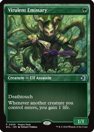 Virulent Emissary (PPECL-406) [Promo Pack: Lorwyn Eclipsed] Foil
