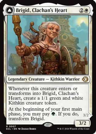Brigid, Clachan's Heart (ECL-007) [Lorwyn Eclipsed] Foil
