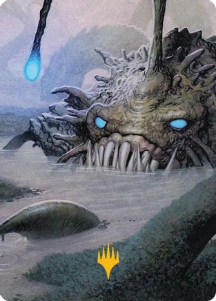 Deceit Art Card (Gold-Stamped Planeswalker Symbol) (ASECL-035) [Art Series: Lorwyn Eclipsed]