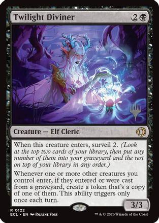 Twilight Diviner (PPECL-122) [Promo Pack: Lorwyn Eclipsed] Foil