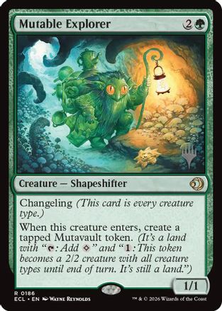 Mutable Explorer (PPECL-186) [Promo Pack: Lorwyn Eclipsed] Foil