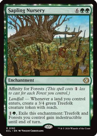 Sapling Nursery (PPECL-192) [Promo Pack: Lorwyn Eclipsed] Foil