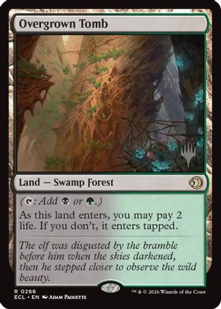 Overgrown Tomb (PPECL-266) [Promo Pack: Lorwyn Eclipsed]
