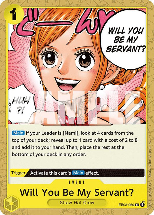 Will You Be My Servant? [Extra Booster: One Piece Heroines Edition]