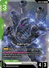 Steel Requiem : Kampfer - GD03-017 - Holofoil - Legend Rare