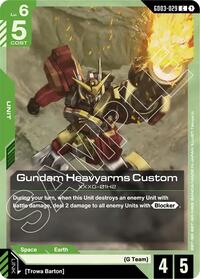 Steel Requiem : Gundam Heavyarms Custom - GD03-029 - Normal - Common