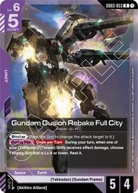 Steel Requiem : Gundam Gusion Rebake Full City - GD03-053 - Holofoil - Rare