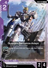Steel Requiem : Gundam Barbatos Adapt - GD03-056 - Holofoil - Rare