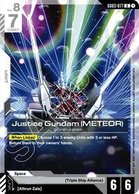 Steel Requiem : Justice Gundam (METEOR) - GD03-077 - Normal - Uncommon