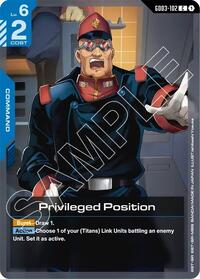 Steel Requiem : Privileged Position - GD03-102 - Normal - Common