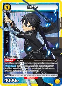 Sword Art Online : Kirito (002) - Yellow - (UEX06BT/SAO-2-002) (Foil) (Super Rare)