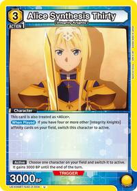Sword Art Online : Alice Synthesis Thirty - Yellow - (UEX06BT/SAO-2-004) (Normal) (Uncommon)
