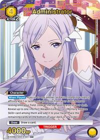 Sword Art Online : Administrator (U*) - Yellow - (UEX06BT/SAO-2-001) (Foil) (Uncommon 1-Star)