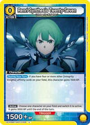 Sword Art Online : Renri Synthesis Twenty-Seven - Yellow - (UEX06BT/SAO-2-008) (Normal) (Uncommon)
