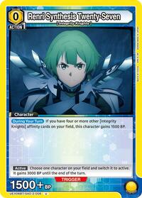 Sword Art Online : Renri Synthesis Twenty-Seven - Yellow - (UEX06BT/SAO-2-008) (Normal) (Uncommon)