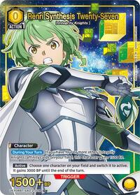 Sword Art Online : Renri Synthesis Twenty-Seven (U*) - Yellow - (UEX06BT/SAO-2-008) (Foil) (Uncommon 1-Star)