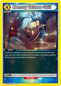 Sword Art Online : Memory Release Skill - Yellow - (UEX06BT/SAO-2-013) (Normal) (Uncommon)