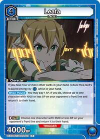 Sword Art Online : Leafa (024) - Blue - (UEX06BT/SAO-2-024) (Foil) (Rare)