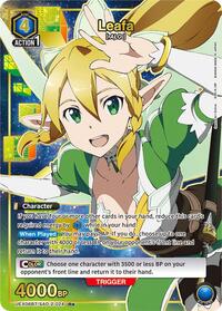 Sword Art Online : Leafa (024) (R*) - Blue - (UEX06BT/SAO-2-024) (Foil) (Rare 1-Star)