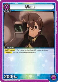 Sword Art Online : Sinon (026) - Purple - (UEX06BT/SAO-2-026) (Normal) (Common)