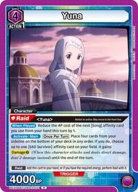 Sword Art Online : Yuna (031) - Purple - (UEX06BT/SAO-2-031) (Foil) (Rare)
