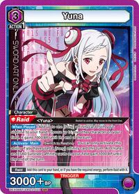 Sword Art Online : Yuna (032) - Purple - (UEX06BT/SAO-2-032) (Foil) (Super Rare)