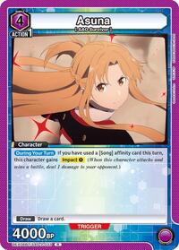 Sword Art Online : Asuna (033) - Purple - (UEX06BT/SAO-2-033) (Foil) (Rare)
