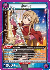 Sword Art Online : Asuna (042) - Purple - (UEX06BT/SAO-2-042) (Foil) (Super Rare)