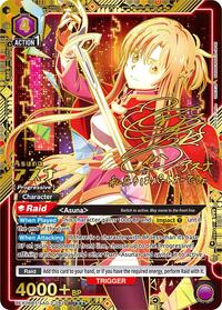 Sword Art Online : Asuna (042) (SR***) - Purple - (UEX06BT/SAO-2-042) (Foil) (Super Rare 3-Star)